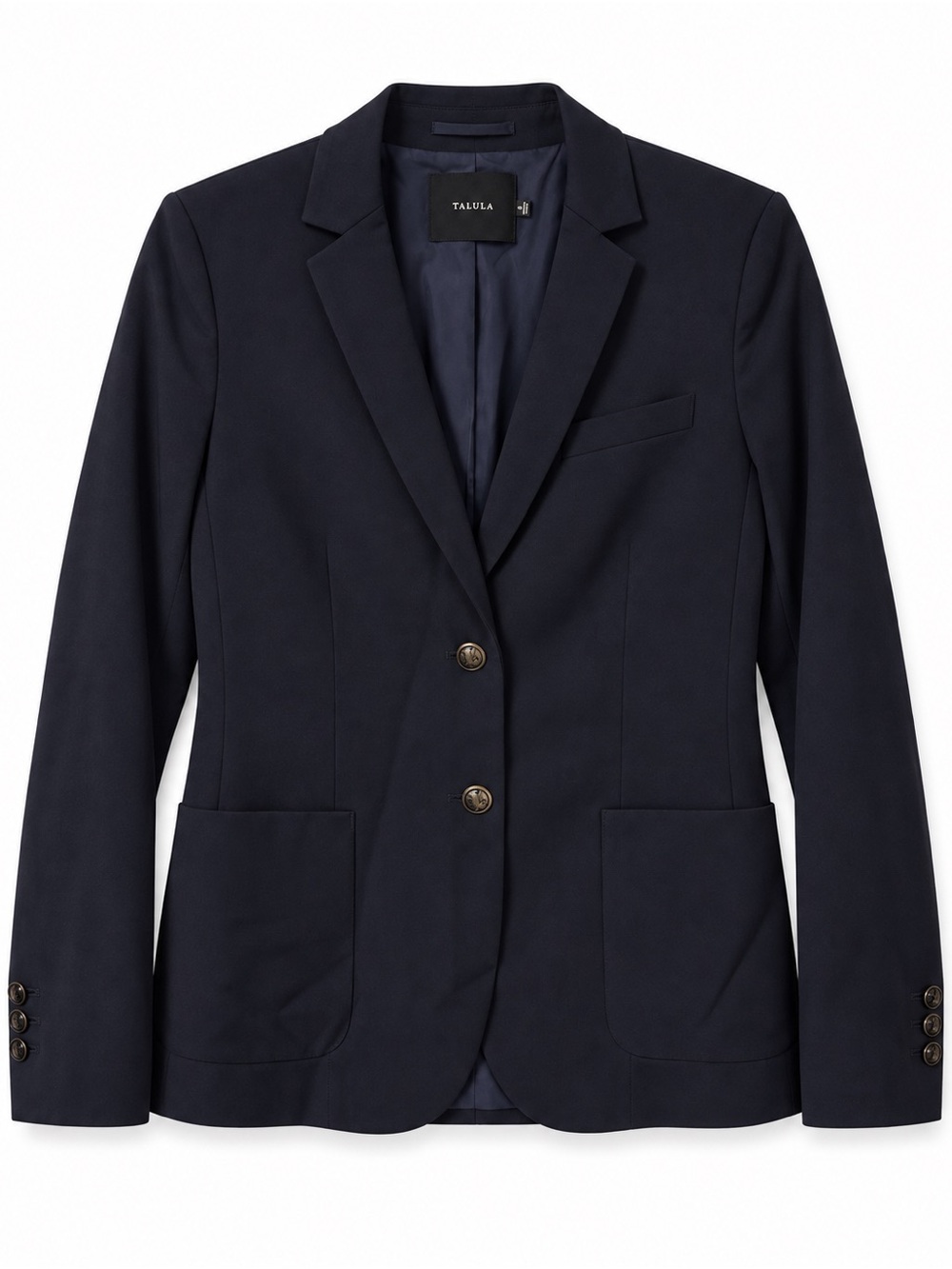 Aritzia Talula Wool Blend Exeter Blazer - Navy, Size 4